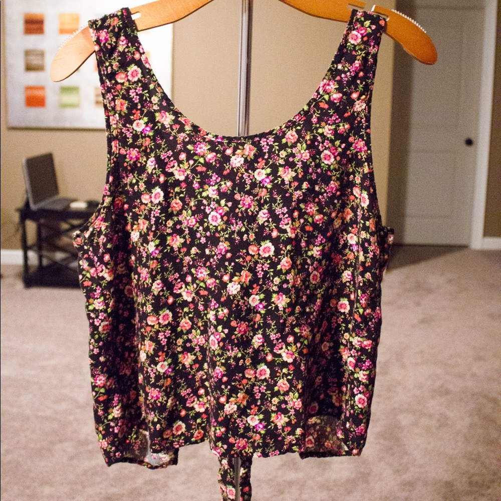 Forever 21 Open, Tie-Back Tank Top